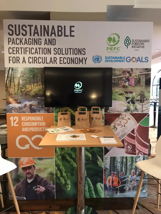 Renewable, recyclable and responsiblysourced at the Sustainable Retail Summit PEFC